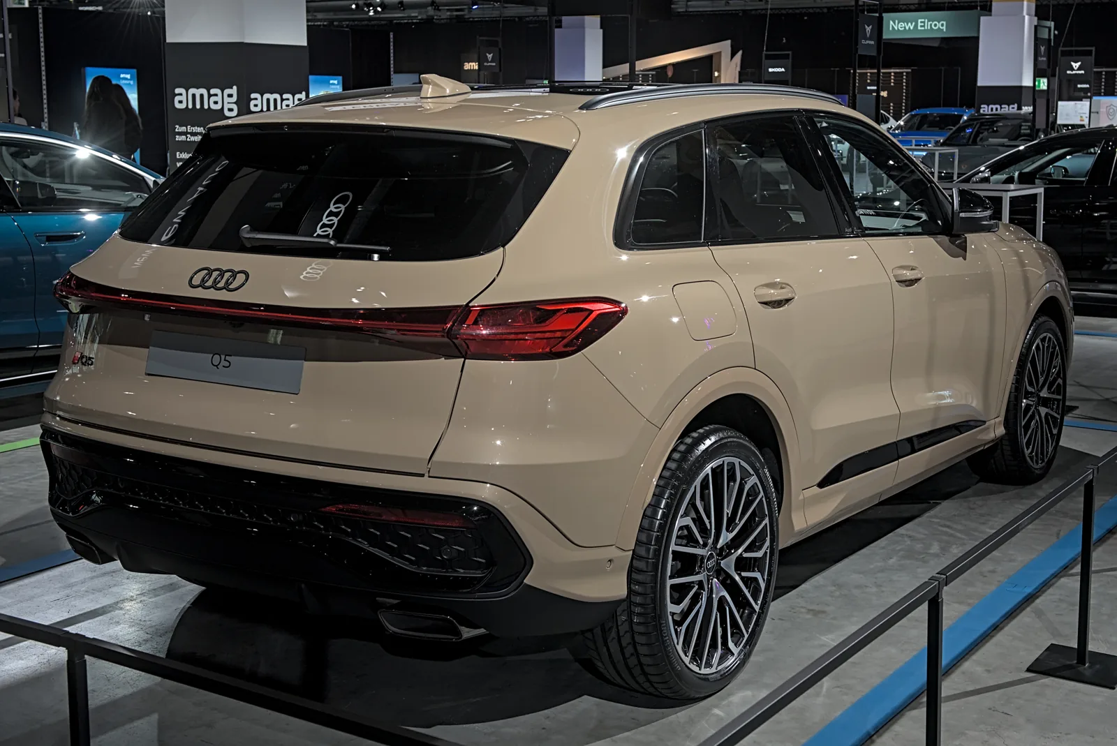 Audi Q5 III, вид сзади