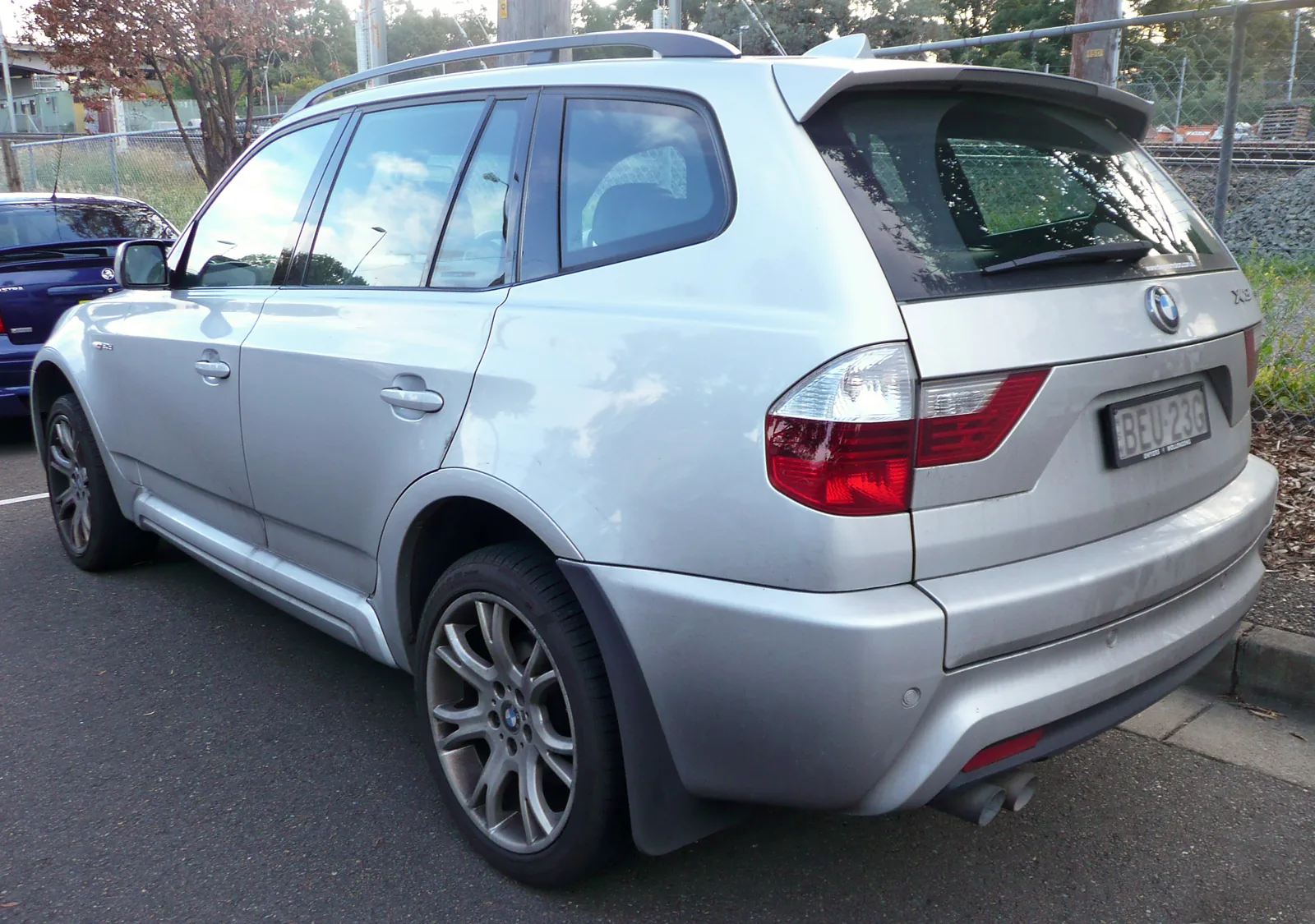 BMW X3 E83 xDrive30d, вид сзади