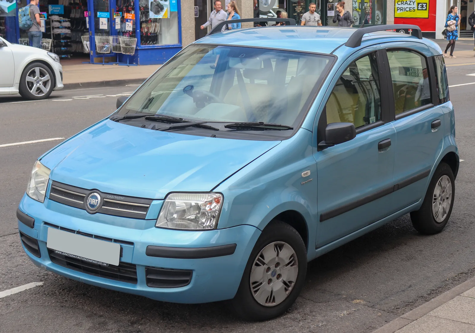 Fiat Panda второго поколения, вид спереди