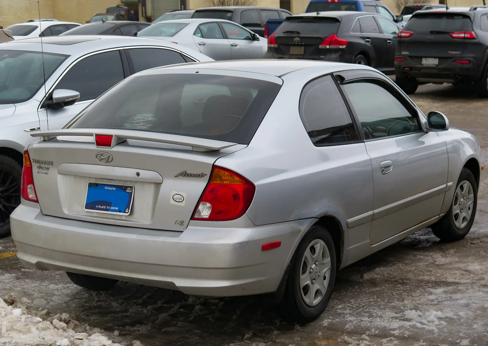 Hyundai Accent GS LC 2005 года, вид сзади