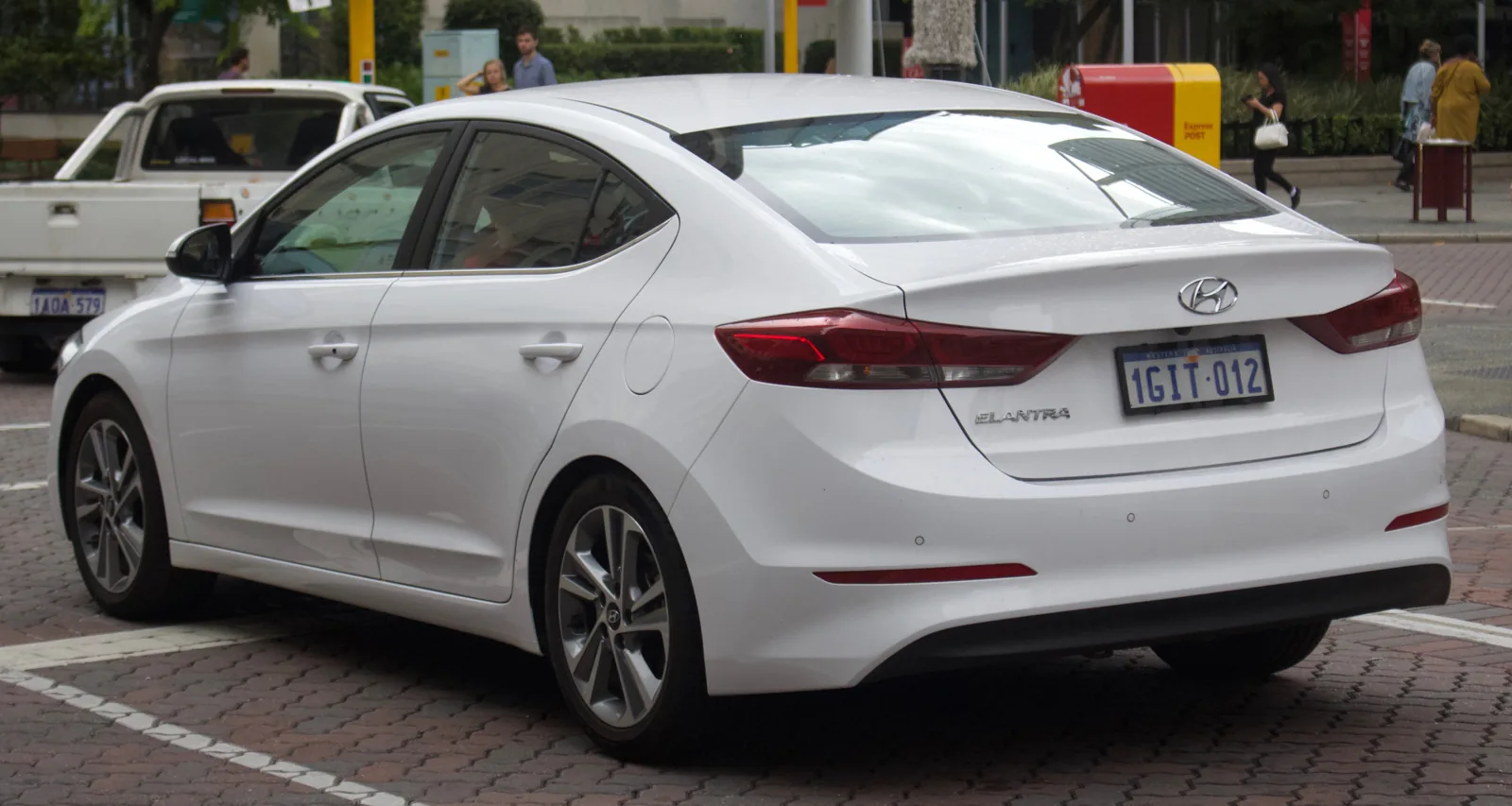 Hyundai Elantra AD Elite, вид сзади