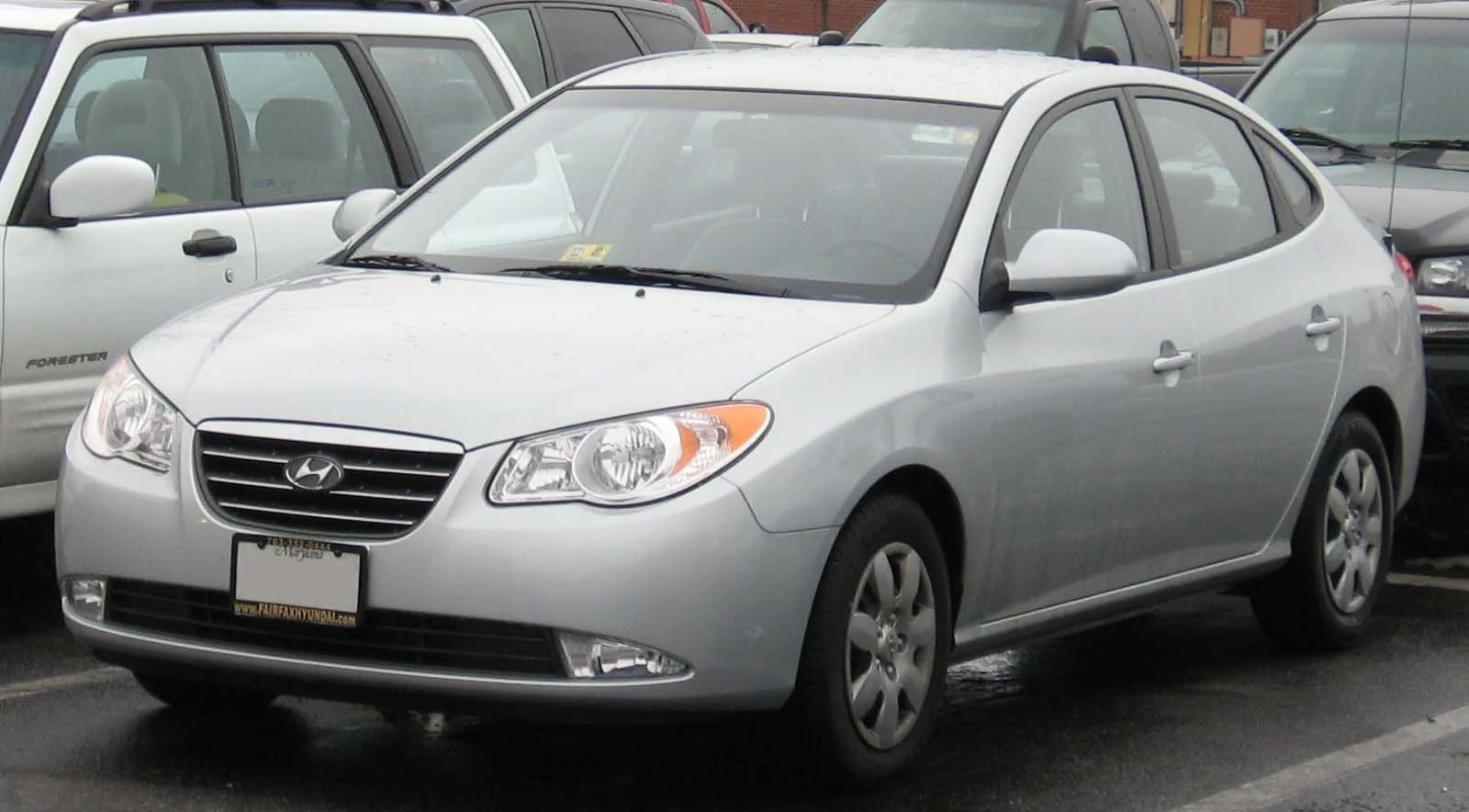 Hyundai Elantra HD 2007 года, вид спереди