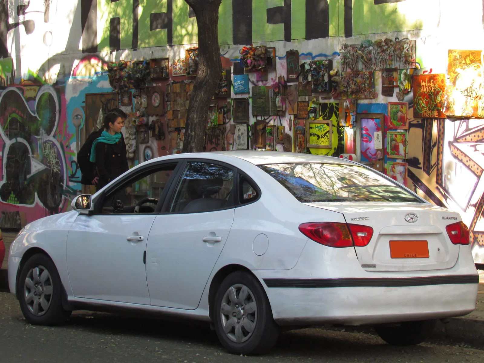 Hyundai Elantra HD, вид сзади
