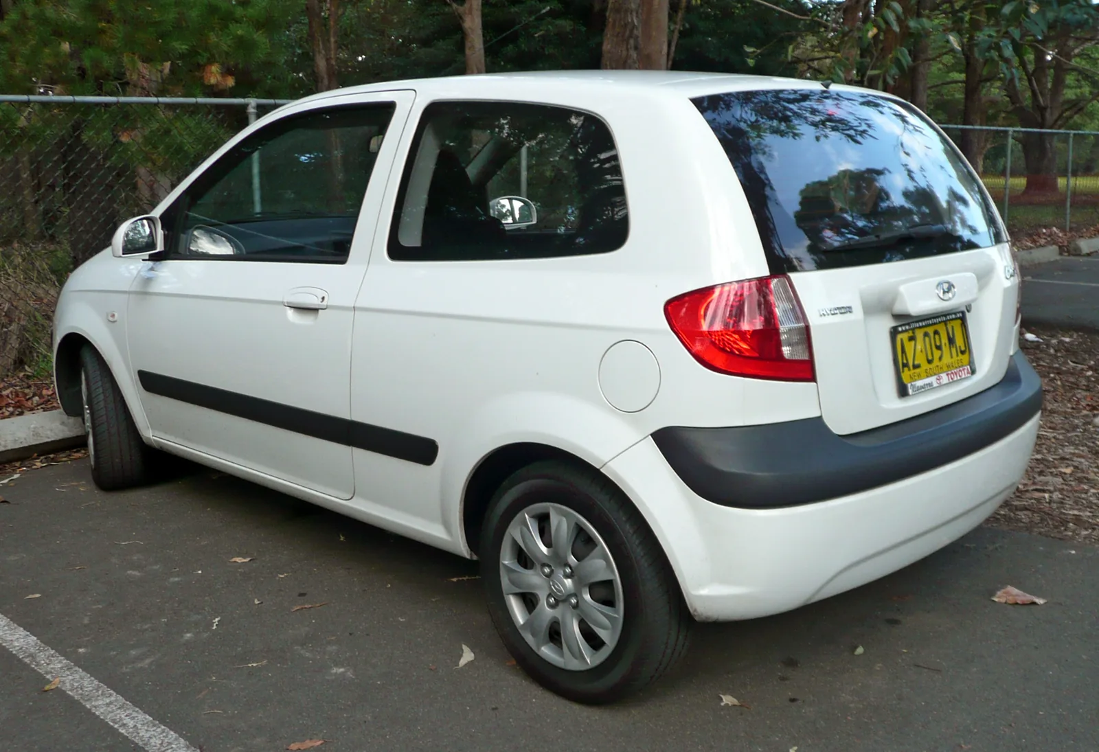 Hyundai Getz TB S, вид сзади