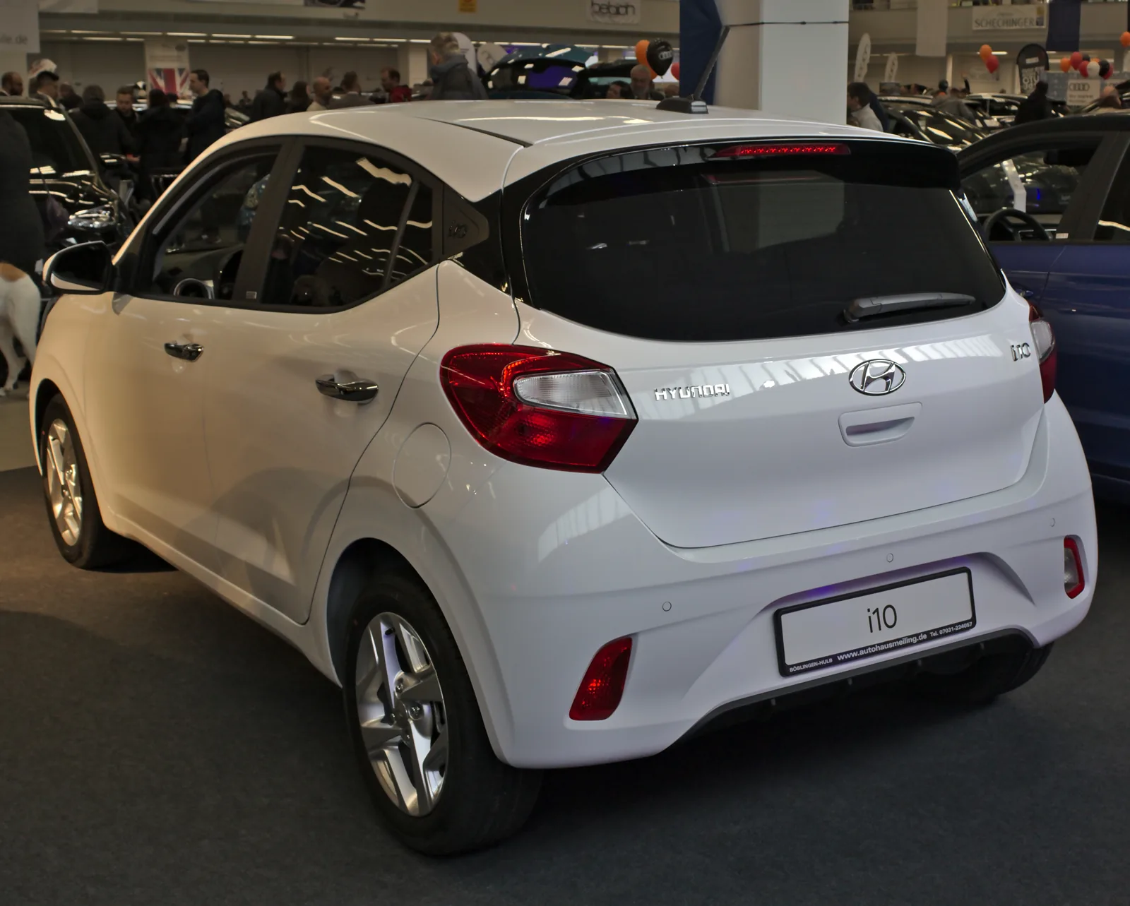 Hyundai i10 AC3 2020 года, вид сзади