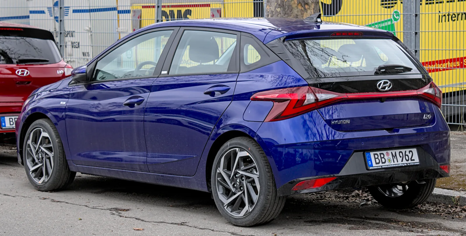 Hyundai i20 BC3 2021 года, вид сзади