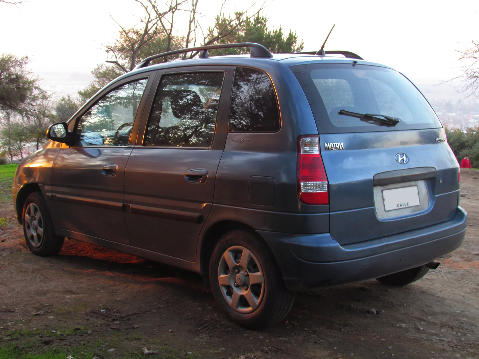 Hyundai Matrix FC 2006 года, вид сзади