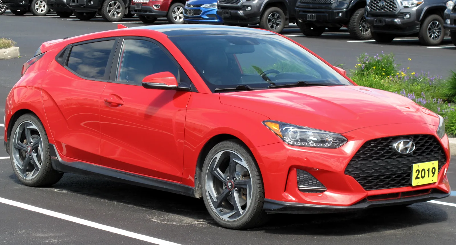Hyundai Veloster Turbo JS 2019 года, пассажирская сторона