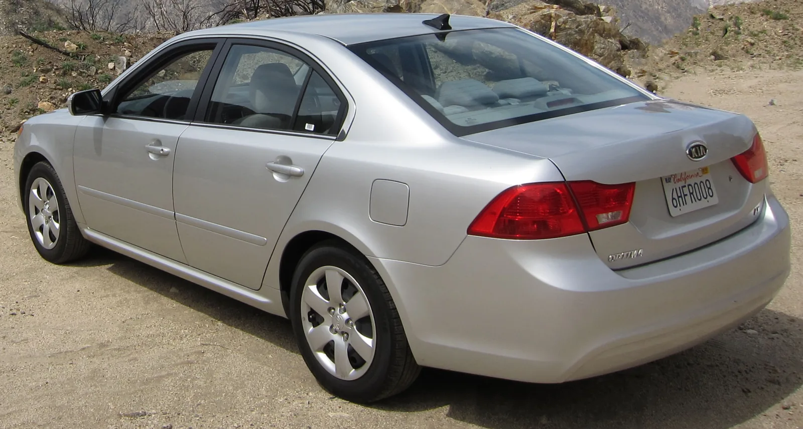 Kia Optima MG LX после обновления, вид сзади