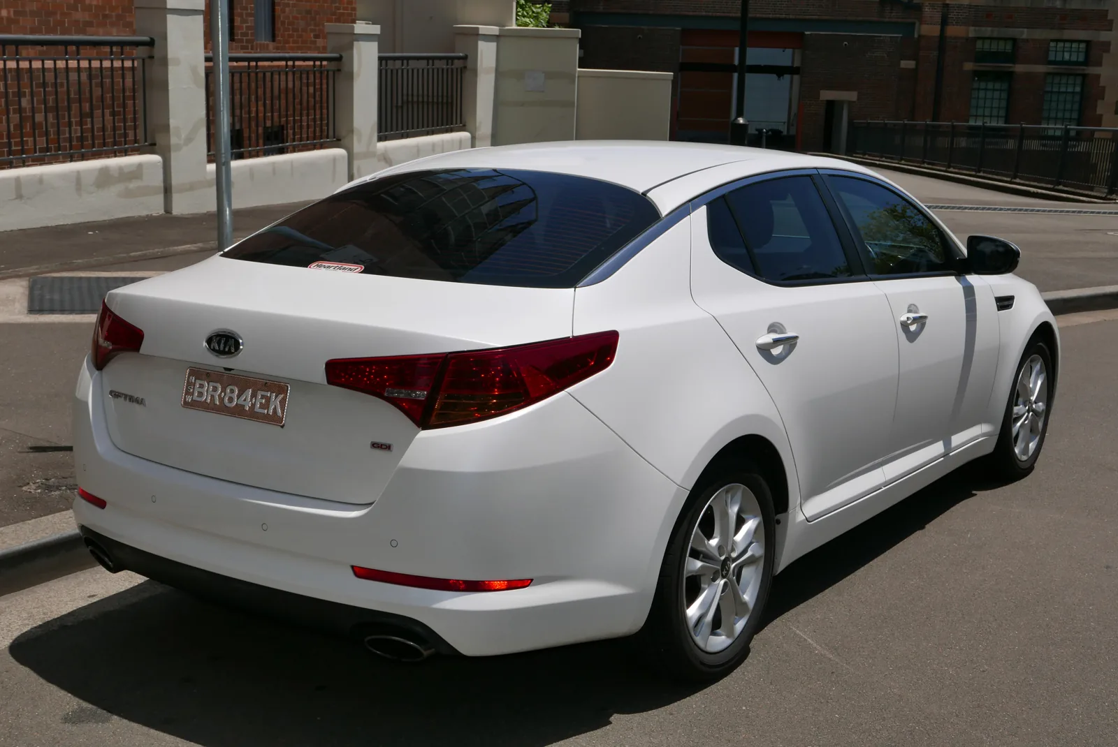 Kia Optima TF Si 2012 года, вид сзади