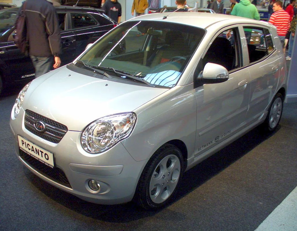 Kia Picanto SA после обновления, вид спереди