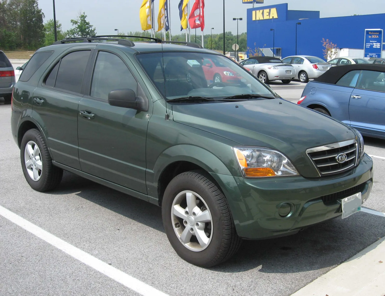 Американский Kia Sorento BL LX MY2007