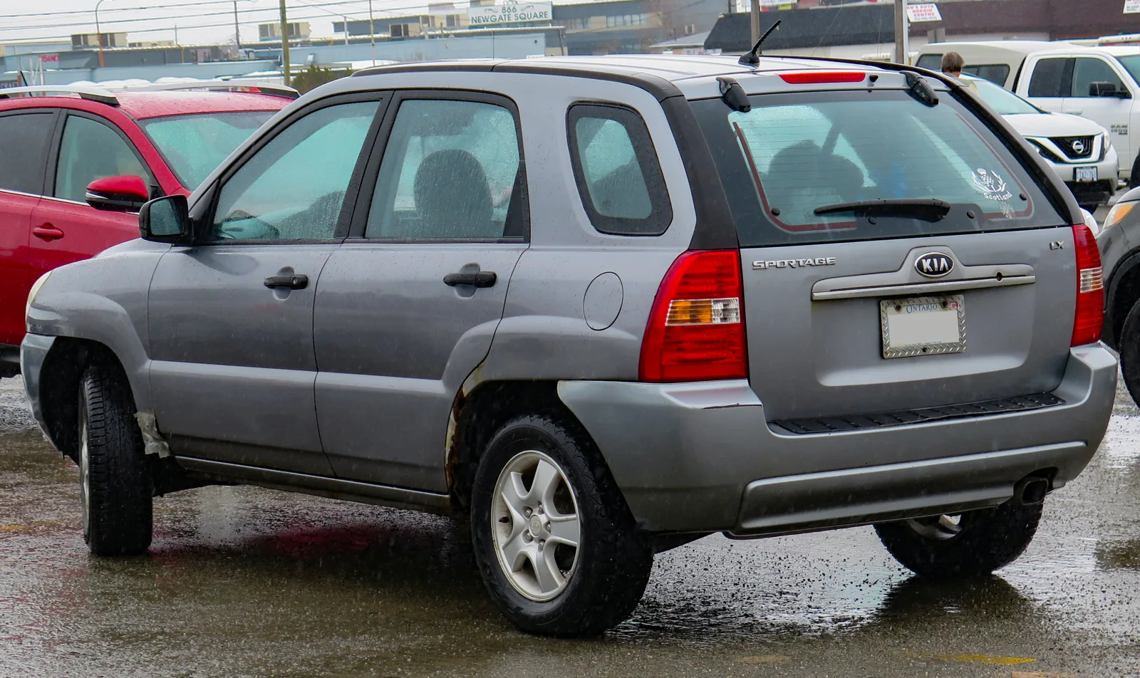 Канадский Kia Sportage KM LX MY2007, вид сзади