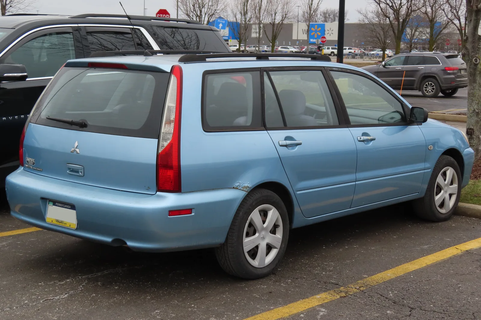Mitsubishi Lancer Sportback CS, вид сзади