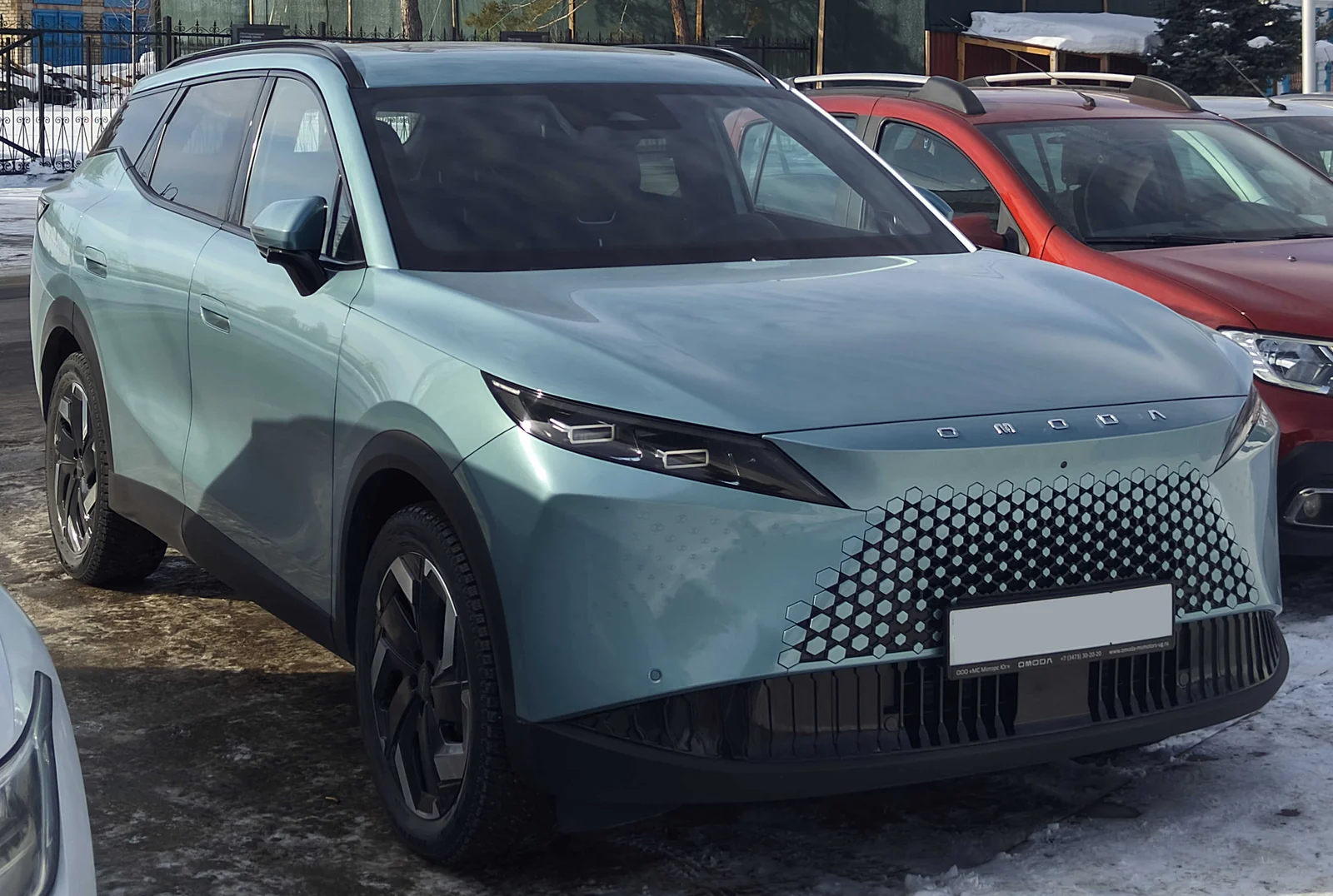 Omoda C7 2025 года, вид спереди