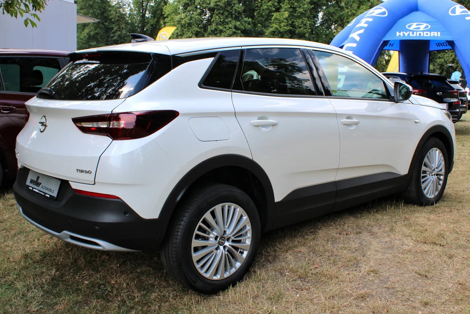 Opel Grandland X первого поколения, вид сзади