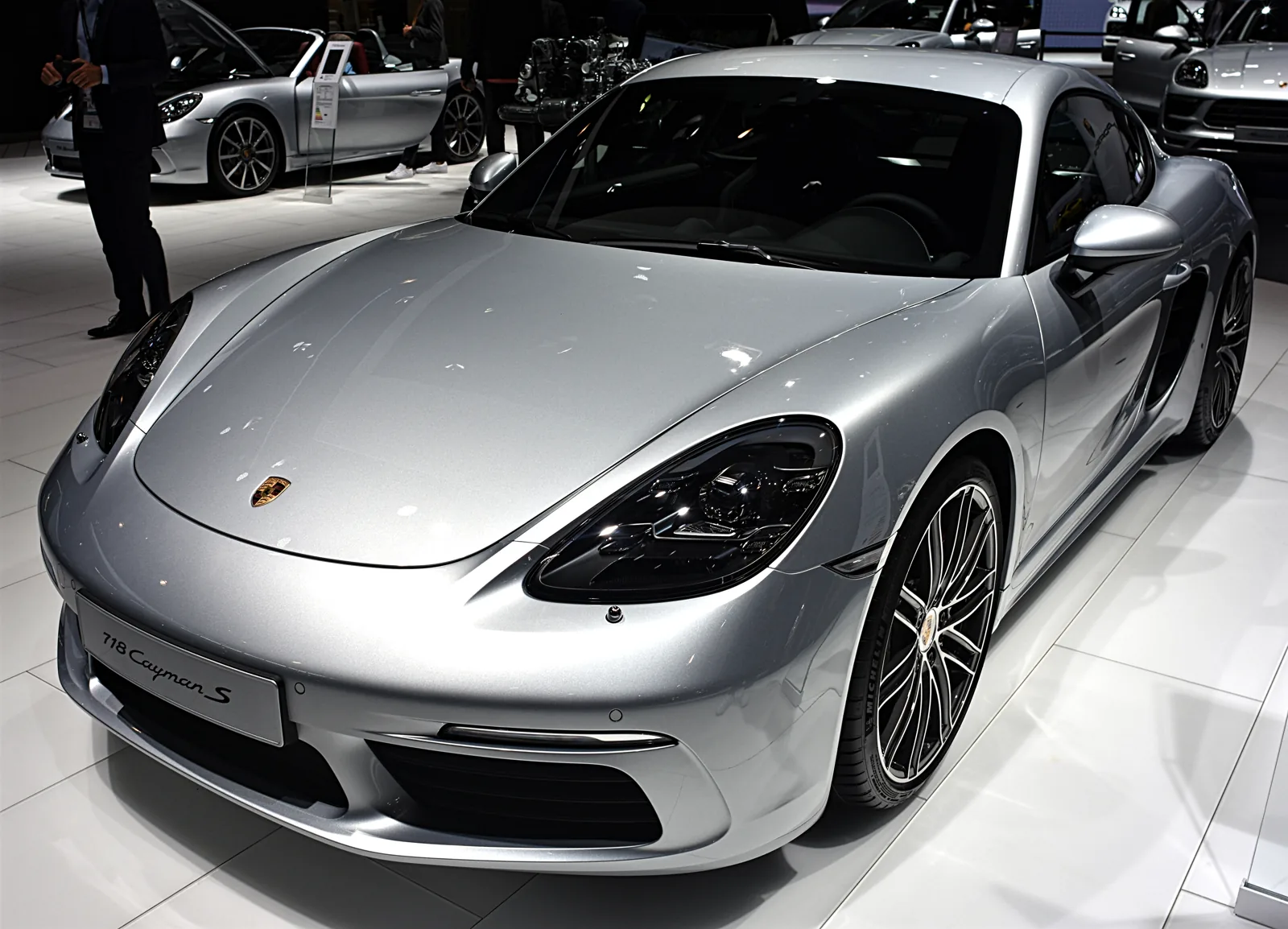 Porsche 718 Cayman S поколения 982 на IAA 2017