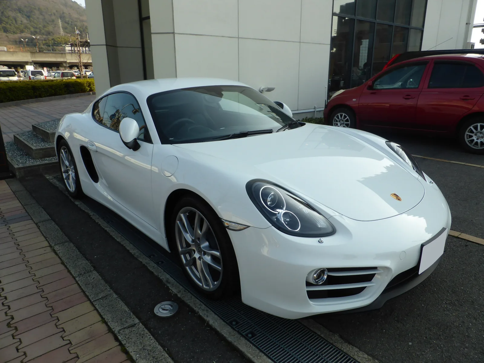 Porsche Cayman 981, вид спереди