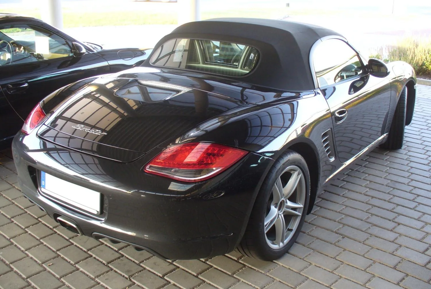 Porsche Boxster 987 после рестайлинга, вид сзади
