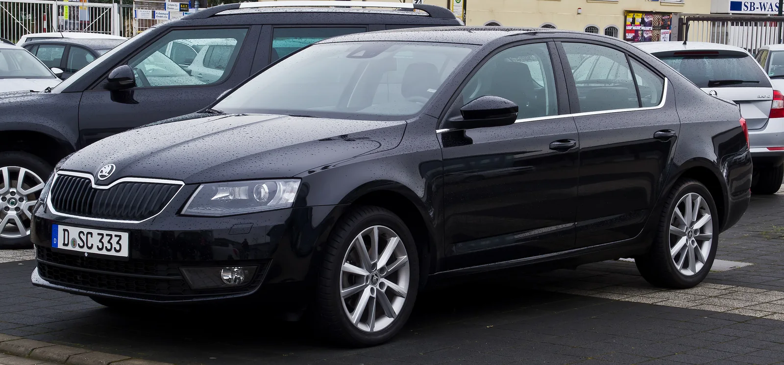 Škoda Octavia III (A7) до рестайлинга, вид спереди