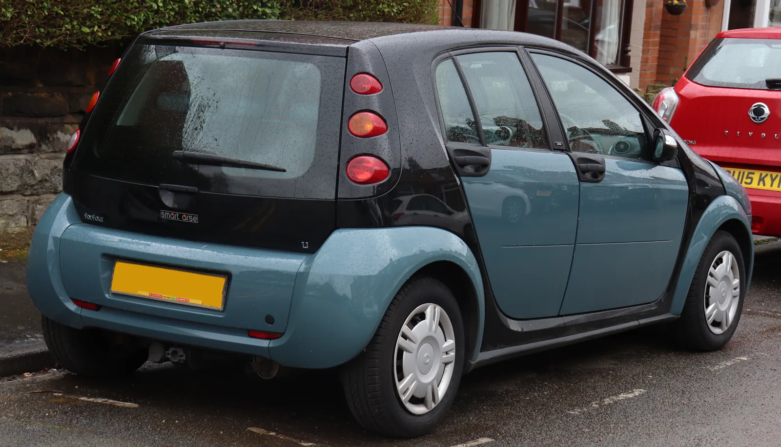Smart forfour 454 сзади