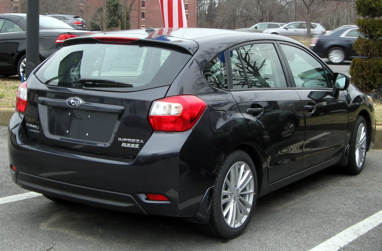 Subaru Impreza GP MY2012, вид сзади