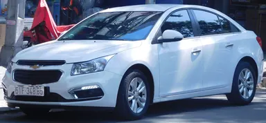 Chevrolet Cruze I после обновления, вид спереди