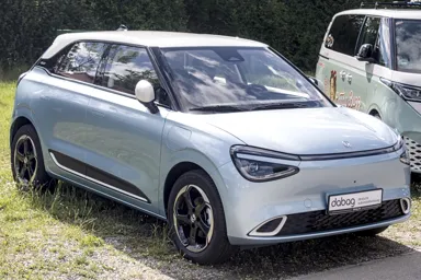Dongfeng BOX на выставке в Германии, июнь 2026 года. Европейское исполнение; комплектация белорусского MY2027 на этом фото не подтверждена.