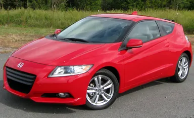 Красная Honda CR-Z EX 2011 года