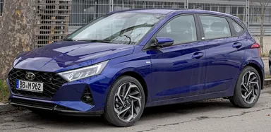Ранний европейский Hyundai i20 BC3, вид спереди