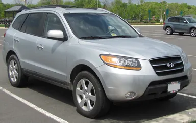 Hyundai Santa Fe CM до обновления, вид спереди