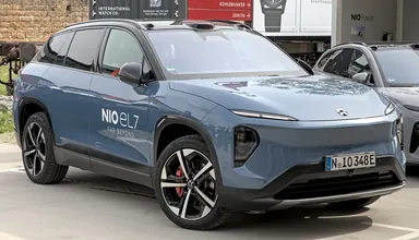 NIO EL7 у Motorworld Munich, вид спереди