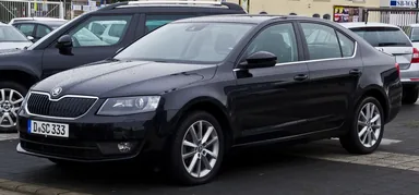 Škoda Octavia III (A7) до рестайлинга, вид спереди