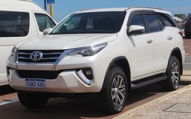 Toyota Fortuner Crusade 2018 года в Австралии, вид спереди