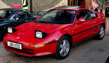 Toyota MR2 W20 1991 года, вид спереди